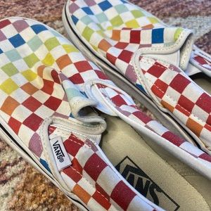 Vans Slip On Rainbow Pride Checkered